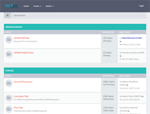 Tablet Screenshot of forums.vatsim.net